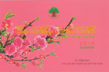 Thư chúc mừng năm mới <P> của Chủ tịch Hội Người cao tuổi Việt Nam  gửi cán bộ, hội viên và người cao tuổi cả nước