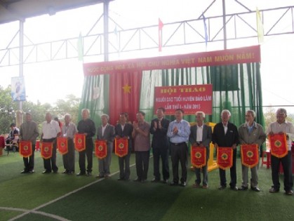 Huyện Bảo Lâm tổ chức Hội thao Người cao tuổi