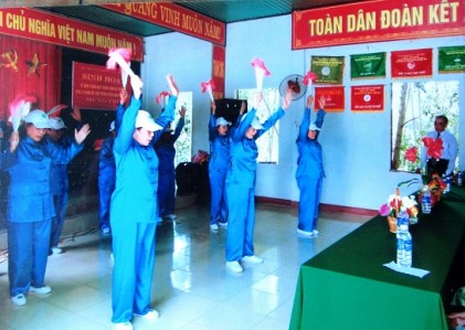 Hội NCT xã Tam Hiệp, huyện Núi Thành, tỉnh Quảng Nam: Tích cực xây dựng phong trào thể dục dưỡng sinh tại cộng đồng