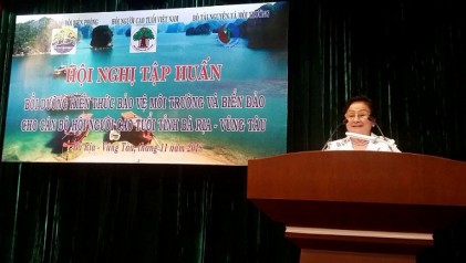 Trung ương Hội NCT Việt Nam: Tập huấn bồi dưỡng kiến thức bảo vệ môi trường và biển đảo tại tỉnh Bà Rịa - Vũng Tàu