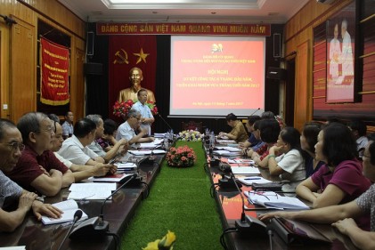 Đảng bộ cơ quan Trung ương Hội NCT Việt Nam tổ chức hội nghị sơ kết công tác Đảng 6 tháng đầu năm, triển khai nhiệm vụ 6 tháng cuối năm 2017
