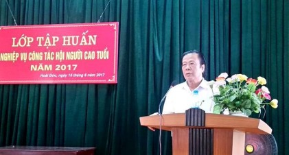 Huyện Hoài Đức, TP Hà Nội: Tập huấn công tác Hội NCT cho cán bộ chủ chốt