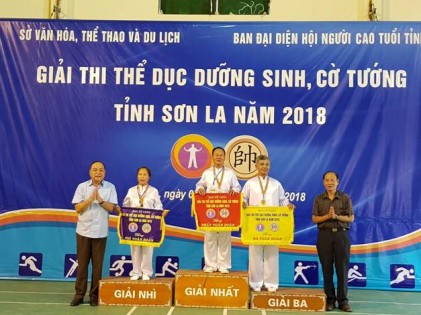 Tỉnh Sơn La: Tổ chức Giải thể dục dưỡng sinh, cờ tướng NCT năm 2018