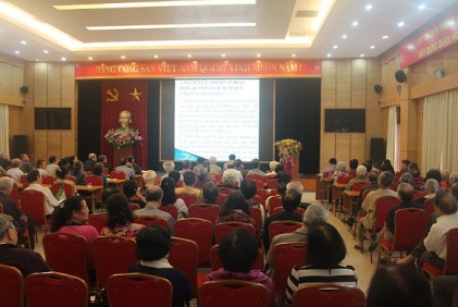 Hơn 200 cán bộ Hội NCT quận Hoàn Kiếm, TP Hà Nội được bồi dưỡng nghiệp vụ công tác NCT năm 2018