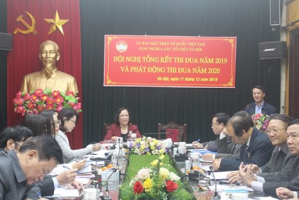 Cụm thi đua các Tổ chức xã hội - Ủy ban Trung ương MTTQ Việt Nam: Tổng kết công tác thi đua năm 2019 và phát động thi đua năm 2020