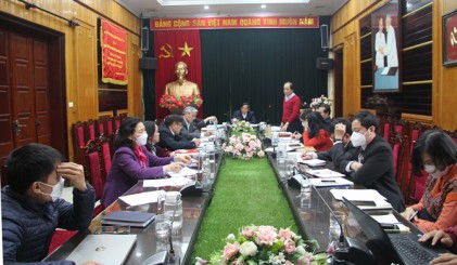 Lãnh đạo Trung ương Hội NCT Việt Nam làm việc với các Ban chuyên môn