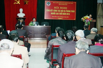 Hội NCT tỉnh Thanh Hóa: Tổng kết công tác Hội và phong trào người cao tuổi năm 2016