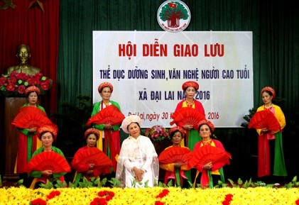 Huyện Gia Bình, tỉnh Bắc Ninh: Chăm lo đời sống vật chất tinh thần cho NCT