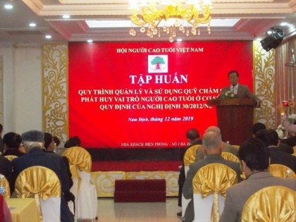 TW Hội NCT Việt Nam: Tổ chức Hội nghị tập huấn tại tỉnh Nam Định