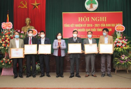 BĐD Hội NCT Hà Nam: Tổ chức Hội nghị tổng kết nhiệm kì 2016 - 2021