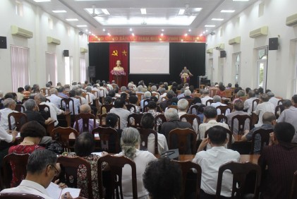 Hội NCT quận Cầu Giấy, TP Hà Nội: Tập huấn công tác Hội NCT năm 2018