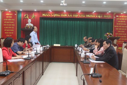 Phó Chủ tịch Hội NCT Việt Nam Trương Xuân Cừ làm việc với tỉnh Lâm Đồng