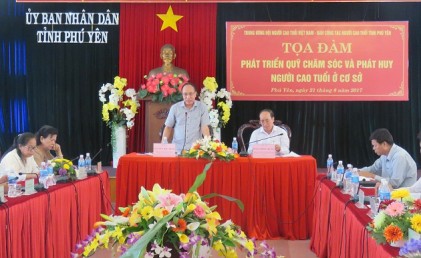 Trung ương Hội NCT Việt Nam: Tọa đàm phát triển Quỹ Chăm sóc và phát huy vai trò NCT ở cơ sở tại tỉnh Phú Yên