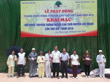 Huyện Lục Ngạn, tỉnh Bắc Giang: Tổ chức Lễ phát động Tháng hành động vì NCT Việt Nam và Hội khỏe truyền thống NCT lần thứ XIV năm 2019