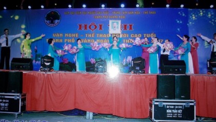 Hội NCT TP Quảng Ngãi, tỉnh Quảng Ngãi:  Tổ chức Hội thi Văn nghệ- Thể thao NCT lần thứ XXI năm 2017 
