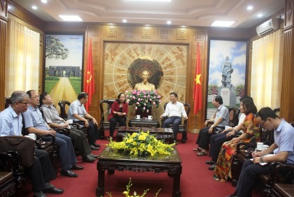 Thường trực Trung ương Hội NCT Việt Nam thăm và làm việc với lãnh đạo tỉnh Thanh Hóa