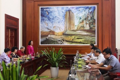 Chủ tịch Phạm Thị Hải Chuyền làm việc tại tỉnh Quảng Bình: NCT làm tốt công tác tham mưu, đóng góp thiết thực cho sự phát triển của tỉnh
