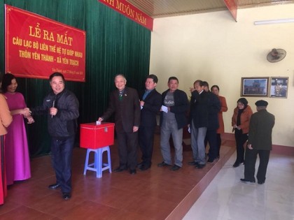 Xã Yên Trạch, huyện Cao Lộc, tỉnh Lạng Sơn ra mắt Câu lạc bộ Liên thế hệ tự giúp nhau