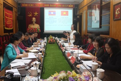 Hội NCT Việt Nam tiếp và làm việc với Đoàn Hội NCT CHDCND Lào: Chia sẻ, học tập kinh nghiệm tổ chức, hoạt động Hội NCT