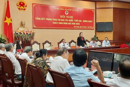 Giao ban Cụm thi đua số X, Hội NCT Việt Nam: Hoàn thành tốt 3 nhiệm vụ trọng tâm, 2 chương trình công tác lớn