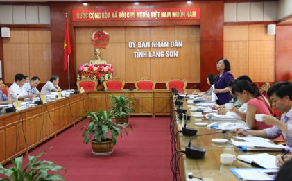 Đồng chí Phạm Thị Hải Chuyền, Phó Chủ tịch Ủy ban Quốc gia về NCT, Chủ tịch Hội NCT Việt Nam làm việc với Ban công tác NCT Tỉnh Lạng Sơn: Phối hợp để làm tốt hơn công tác NCT