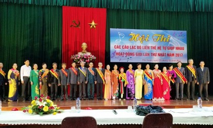 Hội NCT huyện Thọ Xuân, tỉnh Thanh Hóa: Tổ chức Hội thi các Câu lạc bộ Liên thế hệ tự giúp nhau hoạt động giỏi