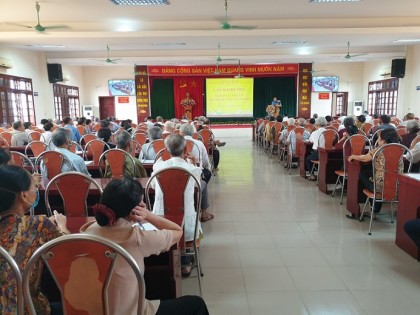 Hội NCT huyện Thanh Trì, TP Hà Nội: Tập huấn bồi dưỡng nghiệp vụ công tác Hội NCT năm 2020