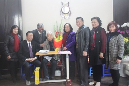 Lãnh đạo Hội NCT Việt Nam thăm, chúc Tết nguyên lãnh đạo Đảng và Nhà nước