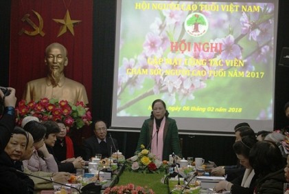 Trung ương Hội NCT Việt Nam: Tổ chức hội nghị gặp mặt cộng tác viên chăm sóc NCT năm 2017