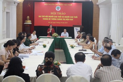 Hội thảo Vai trò Hội NCT, NCT trong hệ thống chính trị hiện nay