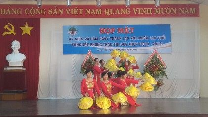 Hội NCT phường 7, Thành phố Vũng Tàu tổ chức họp mặt kỷ niệm 20 năm ngày thành lập 