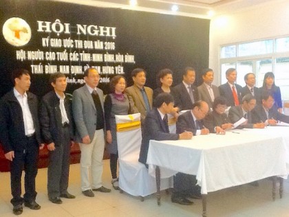 Cụm thi đua số IV: Ký giao ước thi đua năm 2016