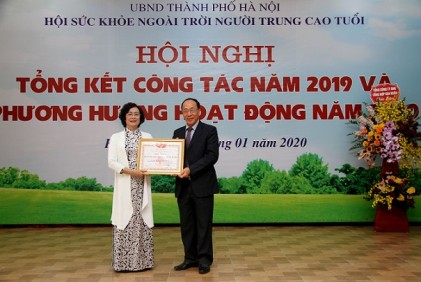 Hội Sức khỏe ngoài trời người trung cao tuổi TP Hà Nội: Tổng kết công tác năm 2019, triển khai nhiệm vụ năm 2020