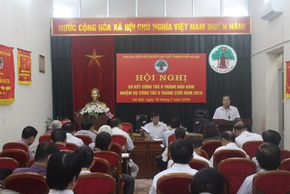 Hội NCT thành phố Hà Nội: Sơ kết công tác 6 tháng đầu năm, triển khai nhiệm vụ 6 tháng cuối năm 2019
