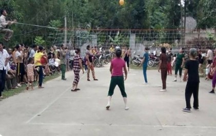 Hội Người cao tuổi huyện Lệ Thủy, tỉnh Quảng Bình: Bóng chuyền hơi giúp rèn luyện sức khỏe