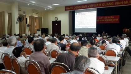 Hội NCT quận Đống Đa, TP Hà Nội: Tập huấn nghiệp vụ công tác Hội NCT