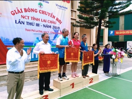 Tỉnh Lai Châu: Tổ chức Giải bóng chuyền hơi người cao tuổi lần thứ III,  năm 2019