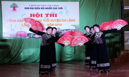 Hội NCT huyện Chi Lăng, tỉnh Lạng Sơn: Tổ chức Hội thi Tiếng hát NCT lần thứ nhất