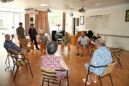 Lãnh đạo Trung ương Hội NCT Việt Nam: Làm việc với Trung tâm Chăm sóc NCT Bách niên Thiên Đức