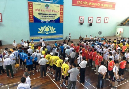 Tỉnh Thanh Hóa: 400 vận động viên tham gia Hội thao NCT  lần thứ VII – năm 2017
