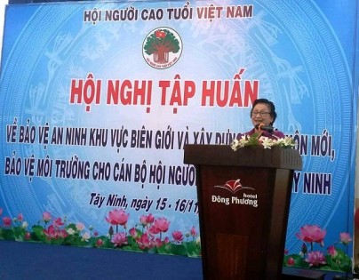Trung ương Hội NCT Việt Nam: Tập huấn về bảo vệ an ninh khu vực biên giới và xây dựng nông thôn mới, bảo vệ môi trường cho cán bộ Hội NCT tỉnh Tây Ninh