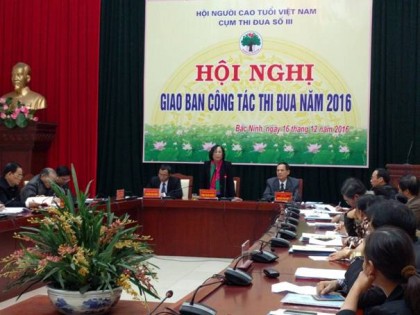 Cụm Thi đua số III Hội NCT Việt Nam: Tổ chức Hội nghị giao ban công tác thi đua năm 2016