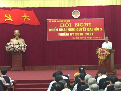 Hội NCT tỉnh Yên Bái: Triển khai Nghị quyết Đại hội V Hội NCT Việt Nam