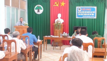 Ban Đại diện Hội NCT tỉnh Bình Thuận tổ chức Hội nghị Sơ kết công tác Hội 6 tháng năm 2015.