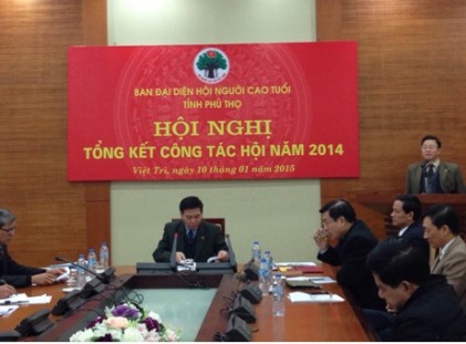 BĐD Hội NCT Tỉnh Phú Thọ Tổng kết công tác Hội năm 2014