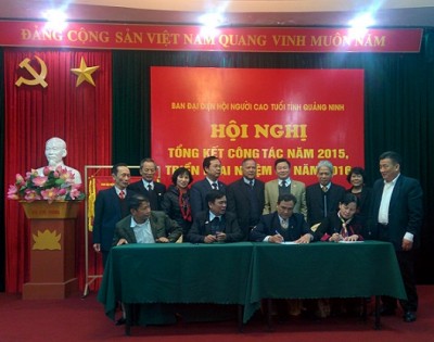 Hội NCT tỉnh Quảng Ninh: <P> Tổng kết công tác Hội và phong trào thi đua “Tuổi cao - Gương sáng” năm 2015
