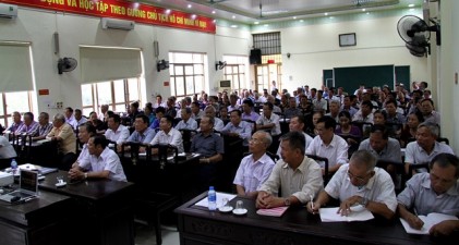 Huyện Tiên Du, tỉnh Bắc Ninh: Tập huấn về già hóa dân số và đóng góp sửa đổi Luật NCT