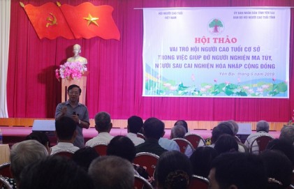 Trung ương Hội NCT Việt Nam: Tổ chức Hội thảo vai trò Hội NCT cơ sở trong việc giúp đỡ người nghiện ma túy, người sau cai nghiện hòa nhập cộng đồng tại tỉnh Yên Bái