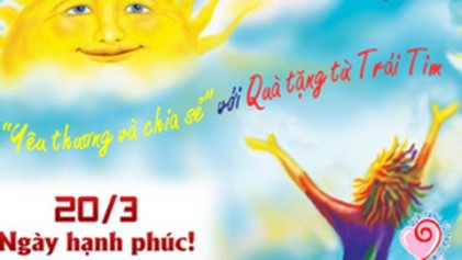 Ngày Quốc tế Hạnh phúc 20/3/2013 là ngày của những hành động để tạo dựng hạnh phúc cho con người.