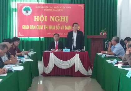 Giao ban cụm thi đua số VII, Hội NCT Việt Nam: Chăm sóc và phát huy vai trò của NCT, thúc đẩy phát triển kinh tế - xã hội địa phương